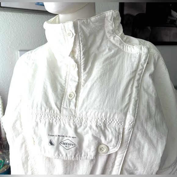 Vintage 1985 Luhta World Cup Alpine Downhill Ski Suit Vald’isere in white size 8 - Picture 9 of 14